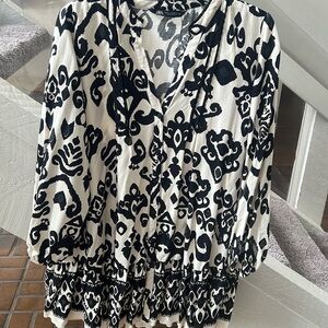 Xl Zara bold graphic embellished dress
